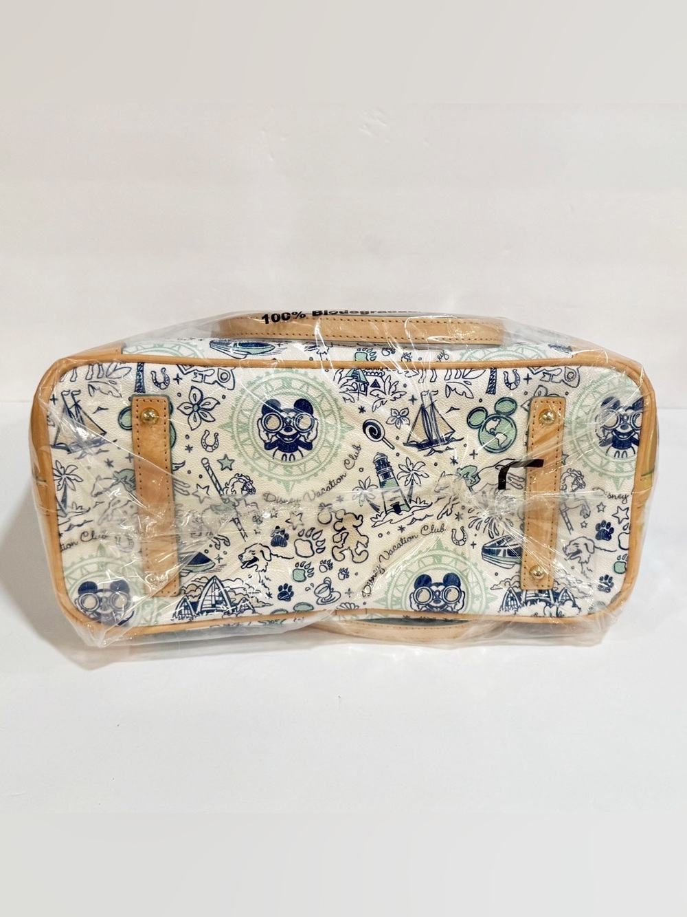 2016 Disney Dooney & Bourke DVC 20th Vacation Club Shopper Large Tote Bag NWT - Picture 8 of 8